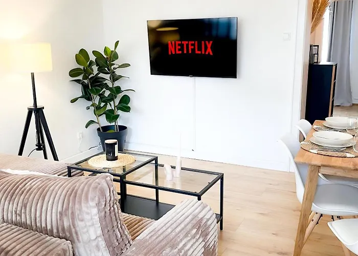 Comfort - Wohndomizil Mit Balkon, Buero Und Netflix * Essen